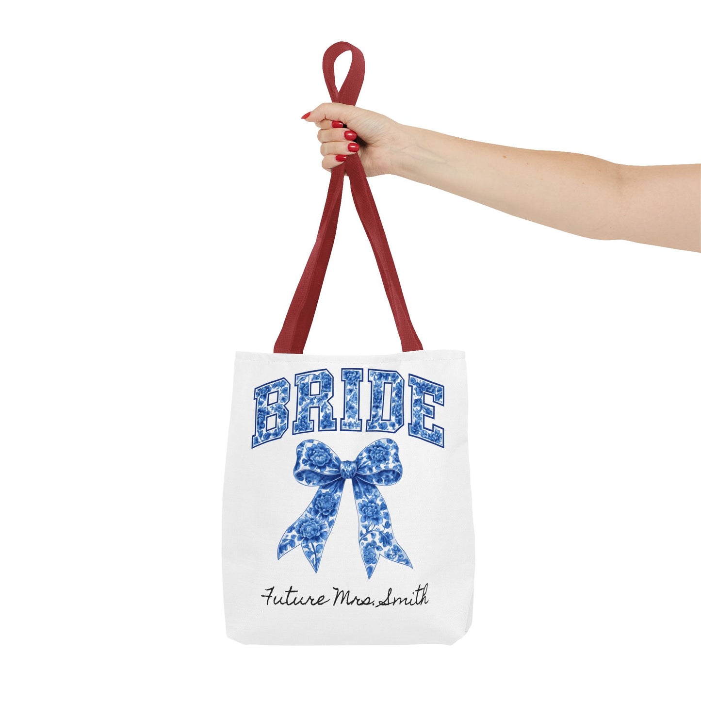 Bridal Tote Bag, Future Mrs. Smith Gift, Wedding Planning, Bride-to-Be Accessory, Personalized Bridal Shower Favor