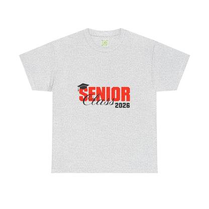 Senior Class 2026 Unisex Heavy Cotton Tee - Graduation Shirt, Senior Celebration Tee, Class of 2026 Apparel, Graduation Gift, School [...]