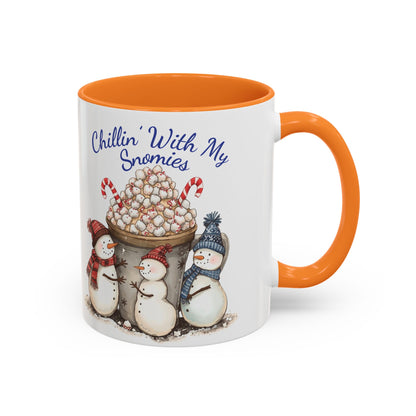 Snowman Holiday Mug - Festive Hot Cocoa Cup, Gift for Winter Lovers, Cozy Drinkware for Christmas, Cute Ceramic Coffee Mug