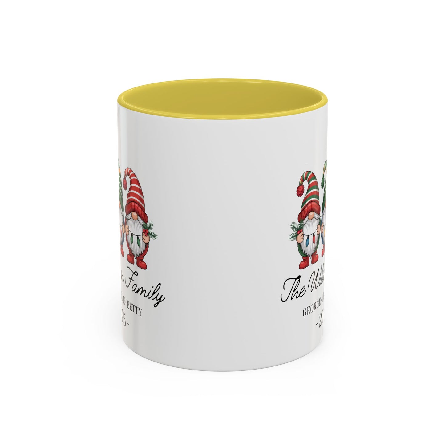 gnome mug, Personalized Family Gnome Christmas Mug, Custom Family Name 2025 Coffee Cup, Cute Holiday Gift for Family, Christmas Gnome Mug Keepsake