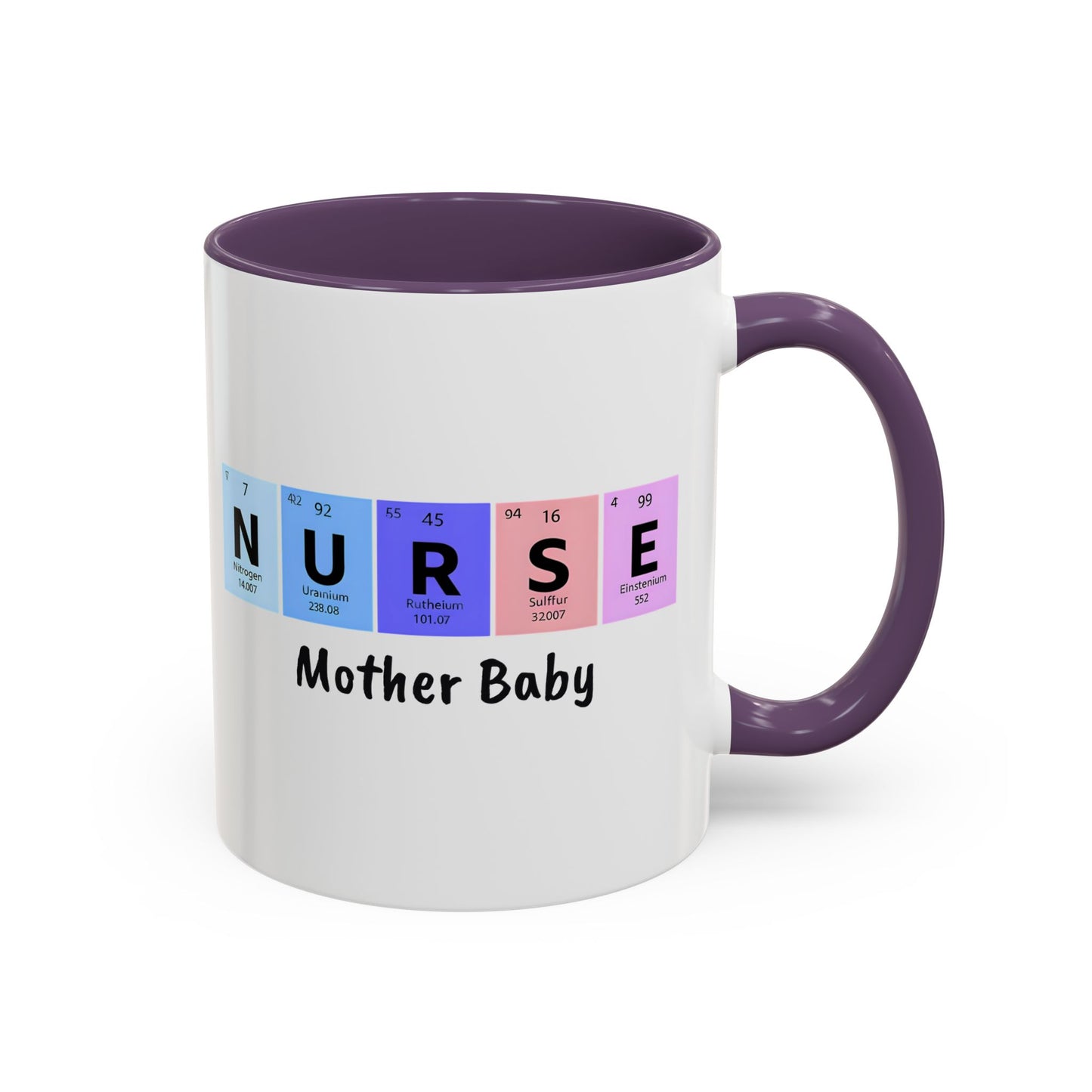 Nurse Mother Baby Coffee Mug, Nurse Practitioner Gift, Labor Delivery Nurse, Postpartum Nurse, Nursery Nurse Mug