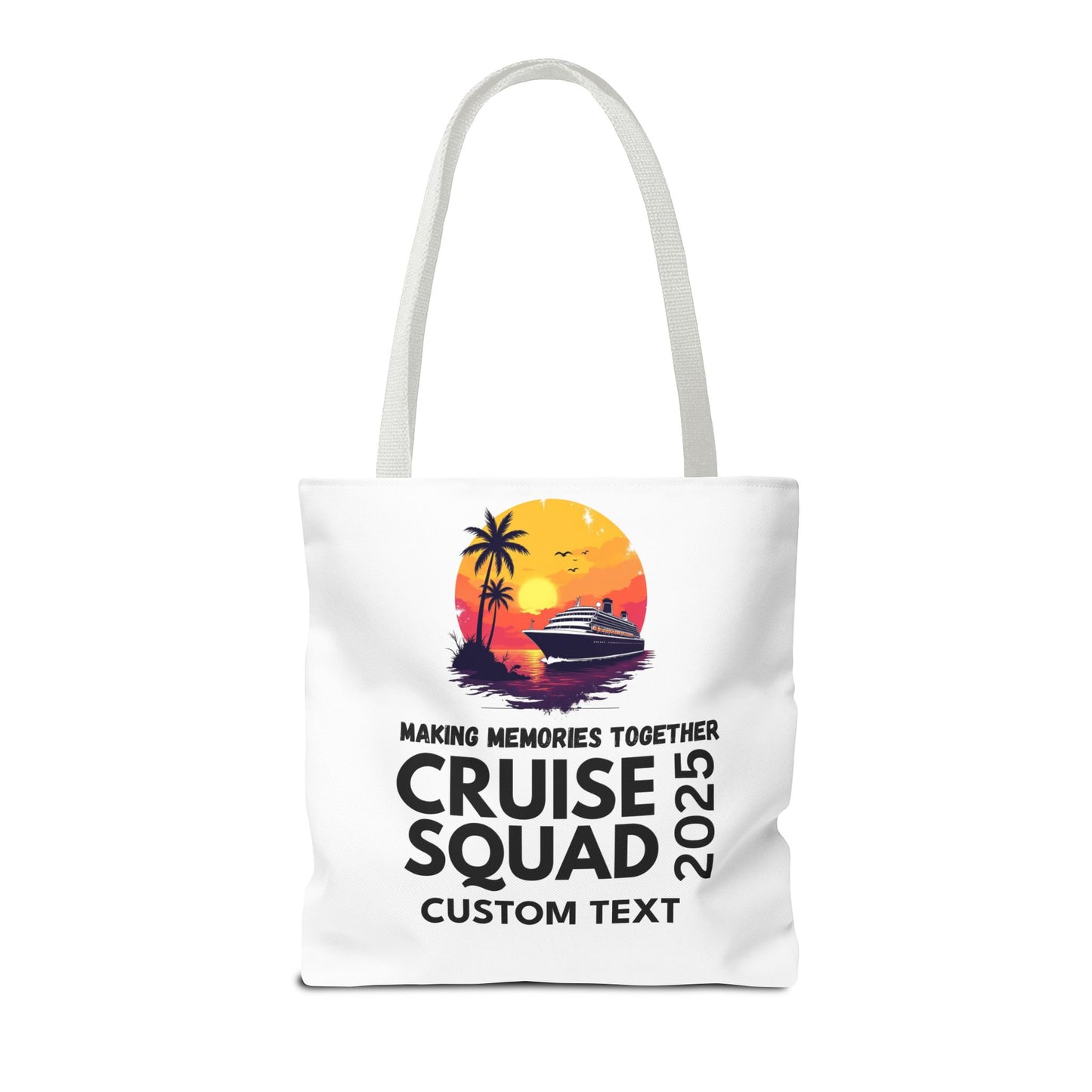 Personalized Cruise Squad Tote Bag, Family Cruise 2025, Matching Tote Bag, Vacation Tote, Family Vacation 2025, Cruise Bag