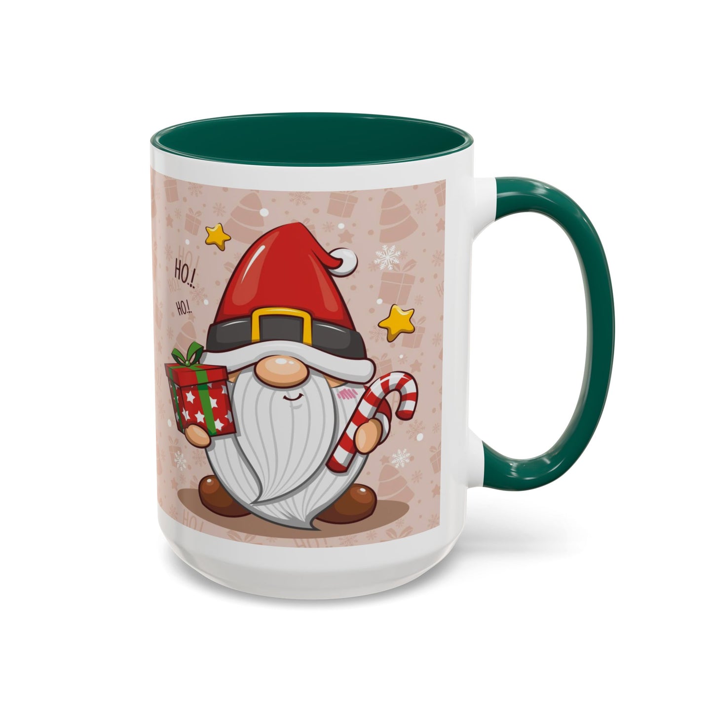 Ho Ho Santa Gnome Christmas Mug, Cute Holiday Coffee Cup, Festive Hot Cocoa Mug, Gnome Lover Christmas Gift, Cozy Winter Drinkware for Holiday Cheer