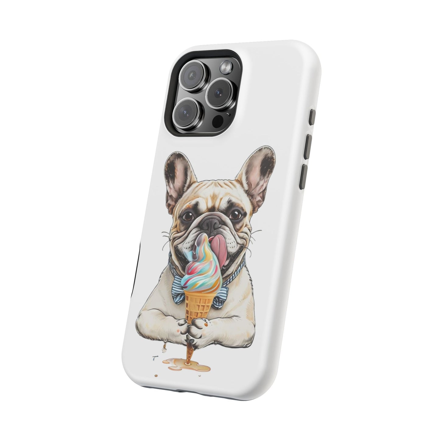 French Bulldog iPhone Case, Ice Cream Phone Case, Frenchie Mom Gift, Dog Phone Case, French Bulldog Lover Gift