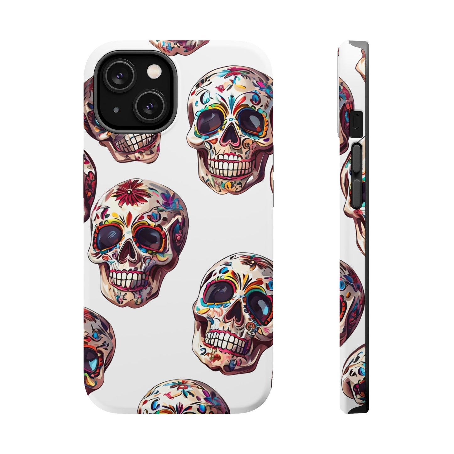 Sugar Skull Phone Case, Dia De Los Muertos, Day Of The Dead, Mexican Tradition, Sugar Skull Art, Wireless Charger