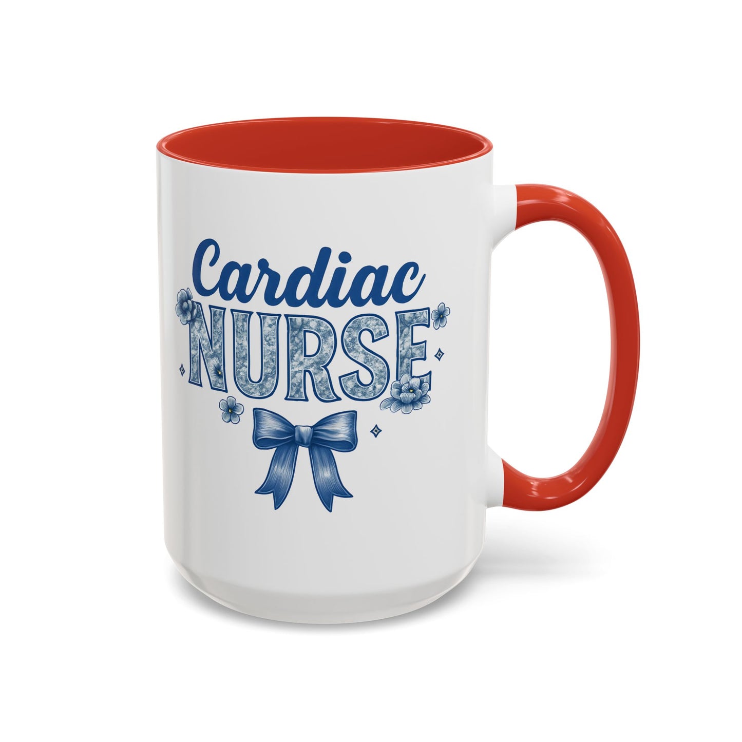 Chinoiserie Nurse Mug, Cardiac Nurse Mug, Cardiac ICU Mug, CVICU Nurse Mug, Cardiology Nurse Gift, Nurse Team Mug