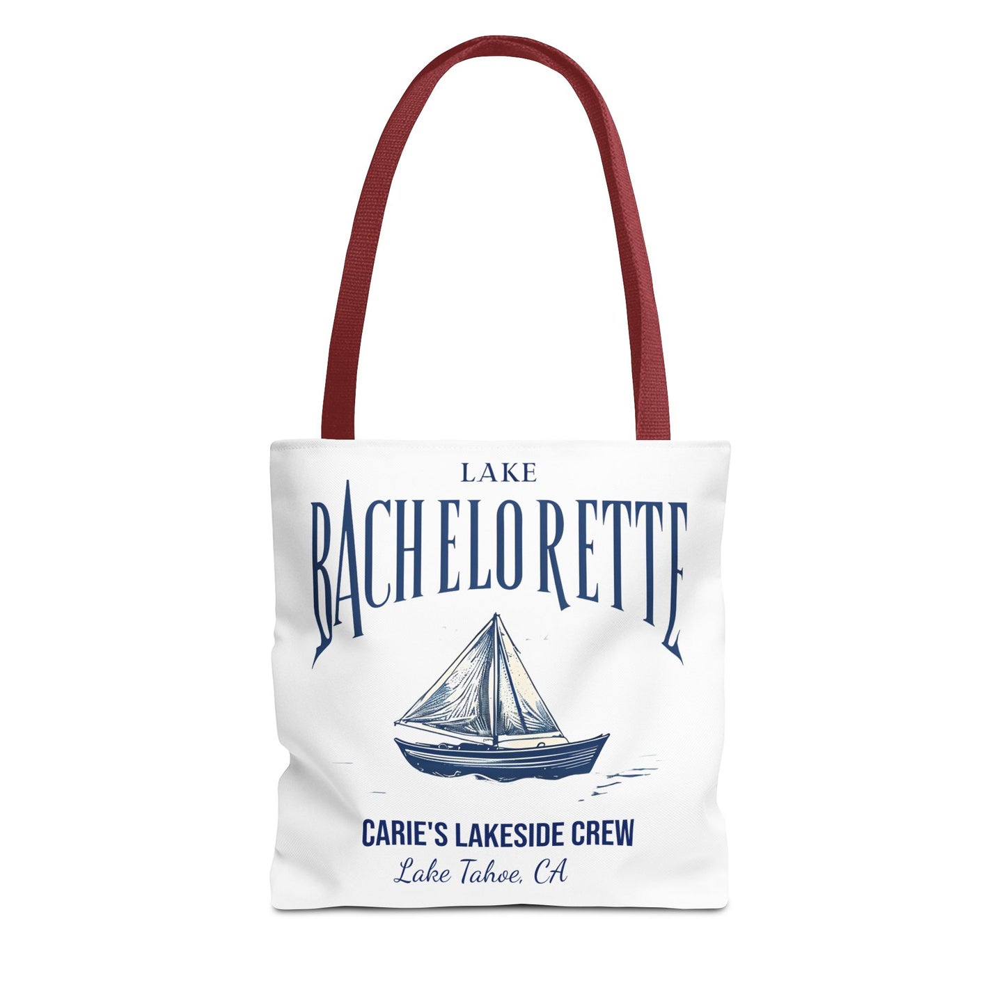 Let's Get Nauti Personalized Tote Bag, Bride Tote Bag, Bridesmaid Tote Bag, Hen Party Favors, Bride Tribe, Lake Bachelorette