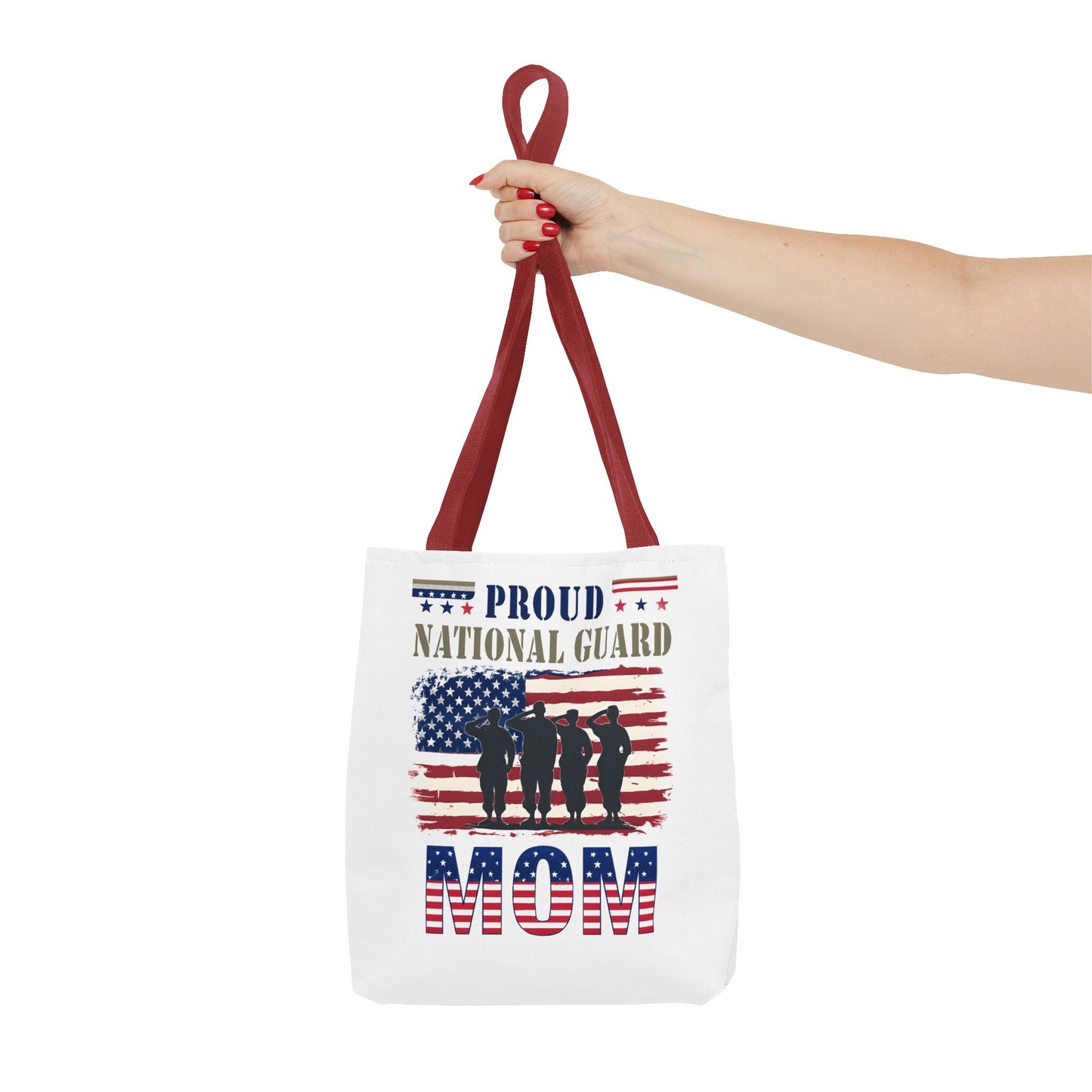 Proud National Guard Mom Tote Bag, Proud Army Mom, Marine Mom, Army Wife, Military Mom, Military Tote Bag, USA
