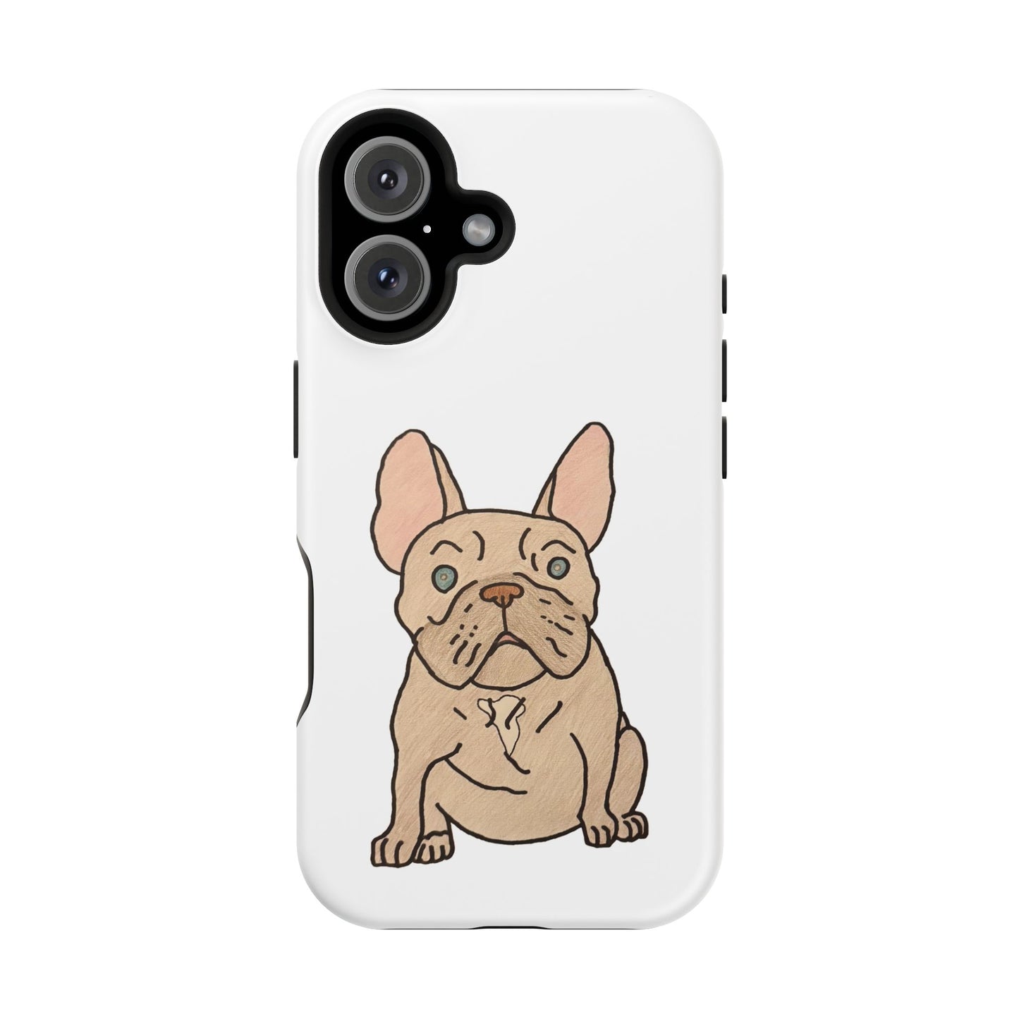 French Bulldog Magnetic Tough Case, Cute Pet Phone Cover, Dog Lover Gift, MagSafe Phone Protector, Unique Phone Accessory