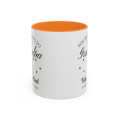 You’re Going to Be a Grandpa Mug, Pregnancy Announcement Coffee Cup, New Grandpa Gift, Baby Reveal Mug for Grandparents, Personalized Baby Announcement