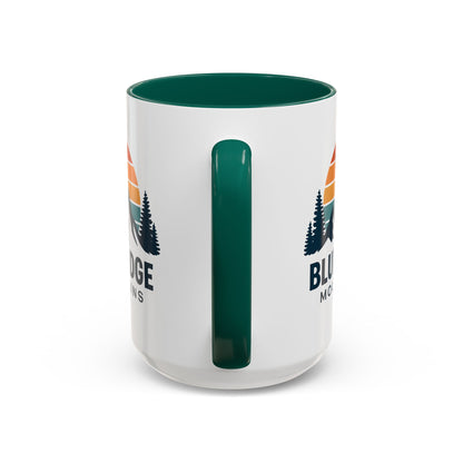 Blue Ridge Mountains, One Happy Camper, Accent Coffee Mug, Blueridge Mug, Blue Ridge Parkway, Camping Coffee Mug, Camping Gift
