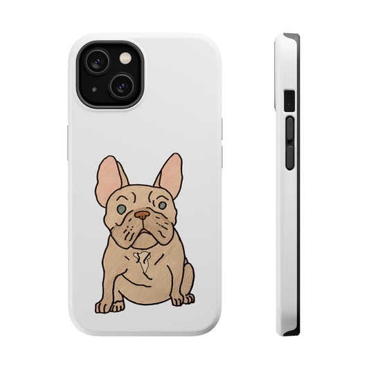 French Bulldog Magnetic Tough Case, Cute Pet Phone Cover, Dog Lover Gift, MagSafe Phone Protector, Unique Phone Accessory