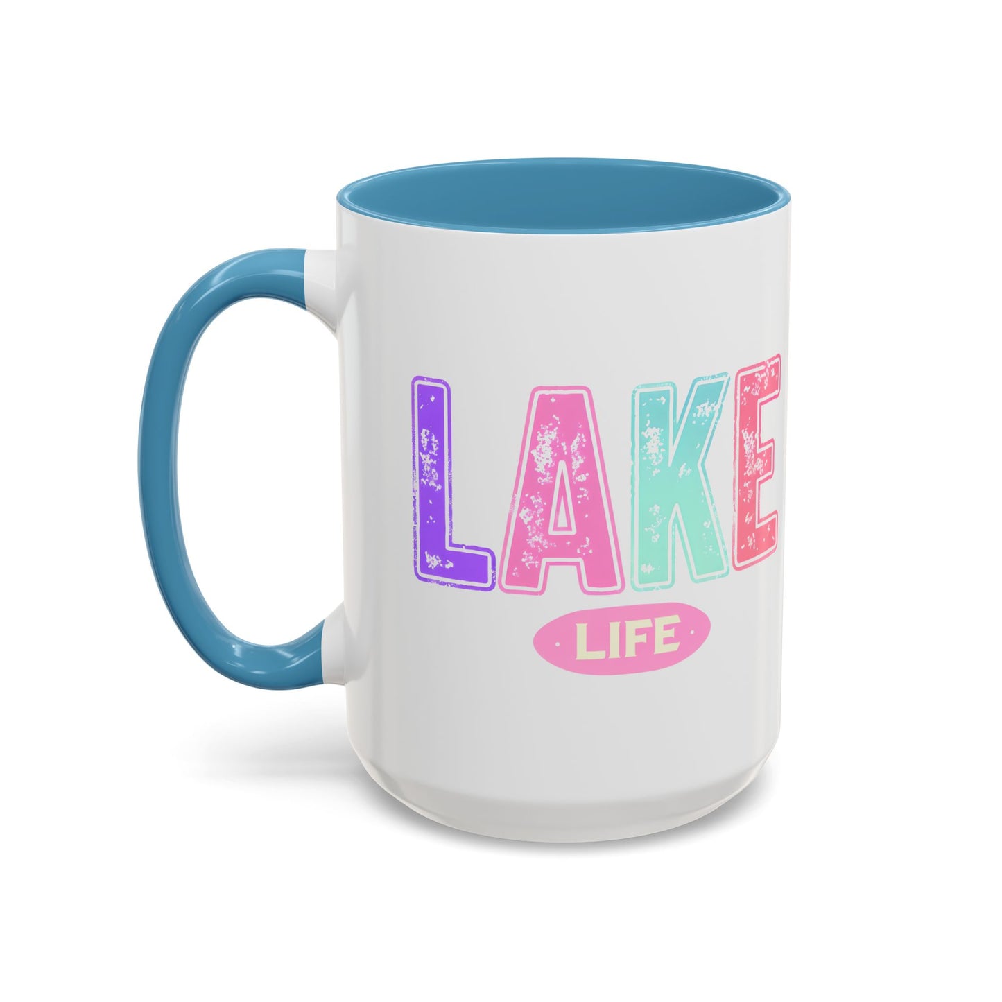 Lake Life Accent Coffee Mug, Great Lakes Mug, Michigan Gifts, Lake Vibes, Modern Mug, Lake House Gifts, Lakehouse Decor