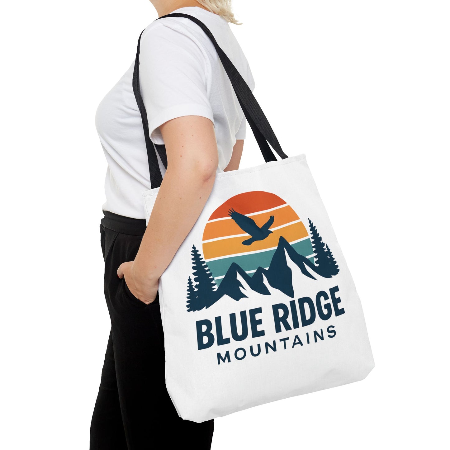 Blue Ridge Mountains Tote, Blue Ridge Parkway Bag, Appalachian Trail Tote, Smokey Mountains Gift, North Carolina Gift