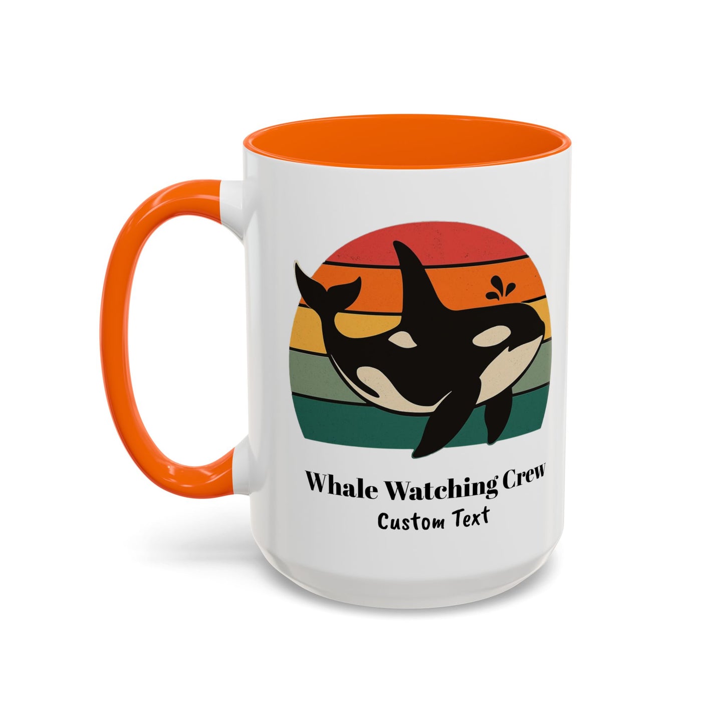 Personalized Orca Whale Coffee Mug, Whale Watching Mug, Whale Gifts, Alaskan Cruise, Blue Whale, Beluga Whale, Maui Excursion