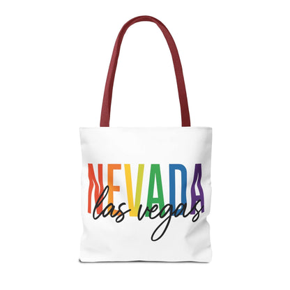 Pride Las Vegas Nevada Tote, Pride Month Tote, Bisexual Pride Bag, LGBT Tote, Transgender Gift, Lesbian Tote, Equal Rights Bag