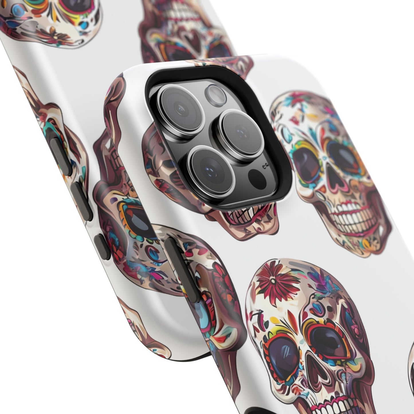 Sugar Skull Phone Case, Dia De Los Muertos, Day Of The Dead, Mexican Tradition, Sugar Skull Art, Wireless Charger