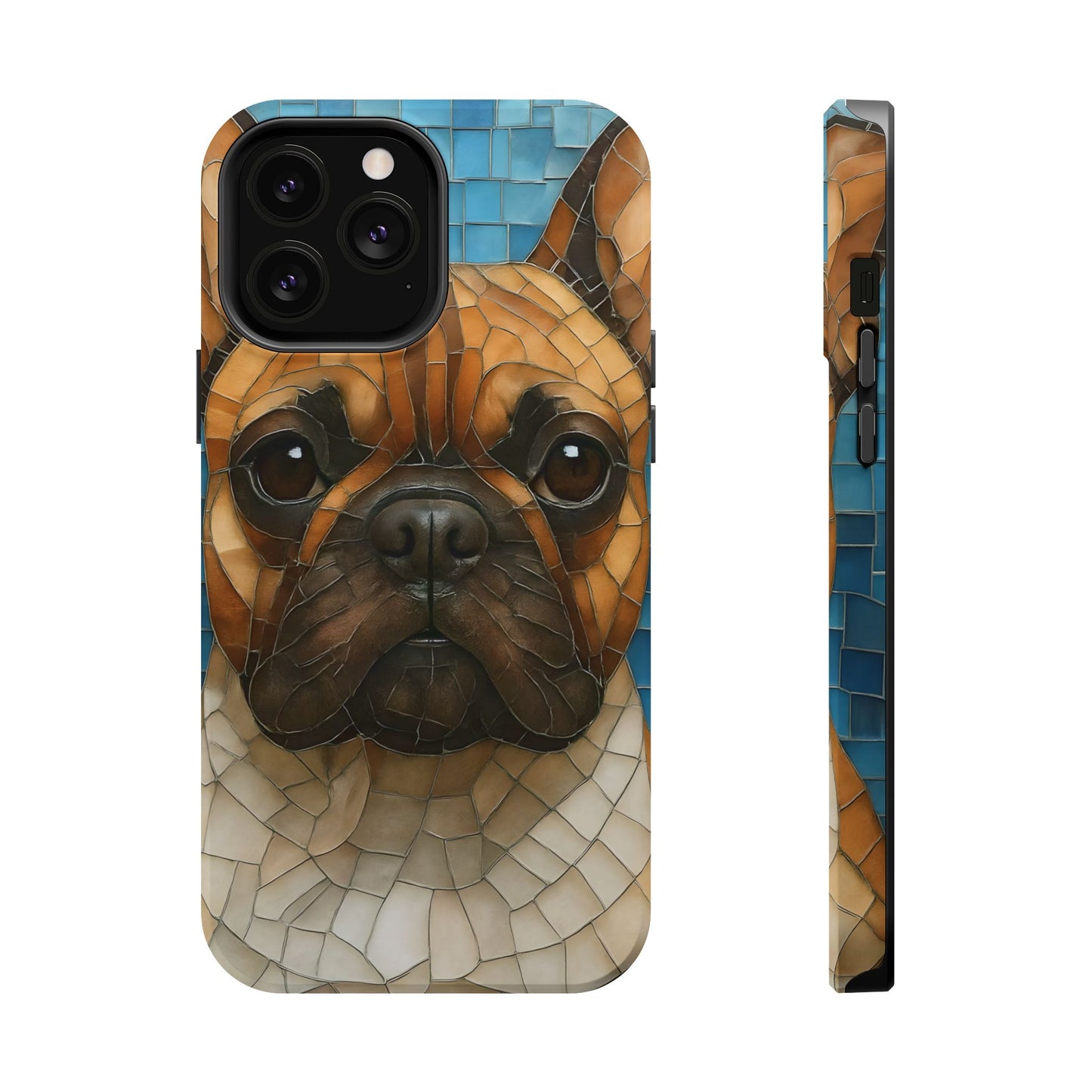 French Bulldog Mosaic Phone Case, French Bulldog Art, Dog iPhone Case, Frenchie Mom, French Bulldog Gift, Dog Lover