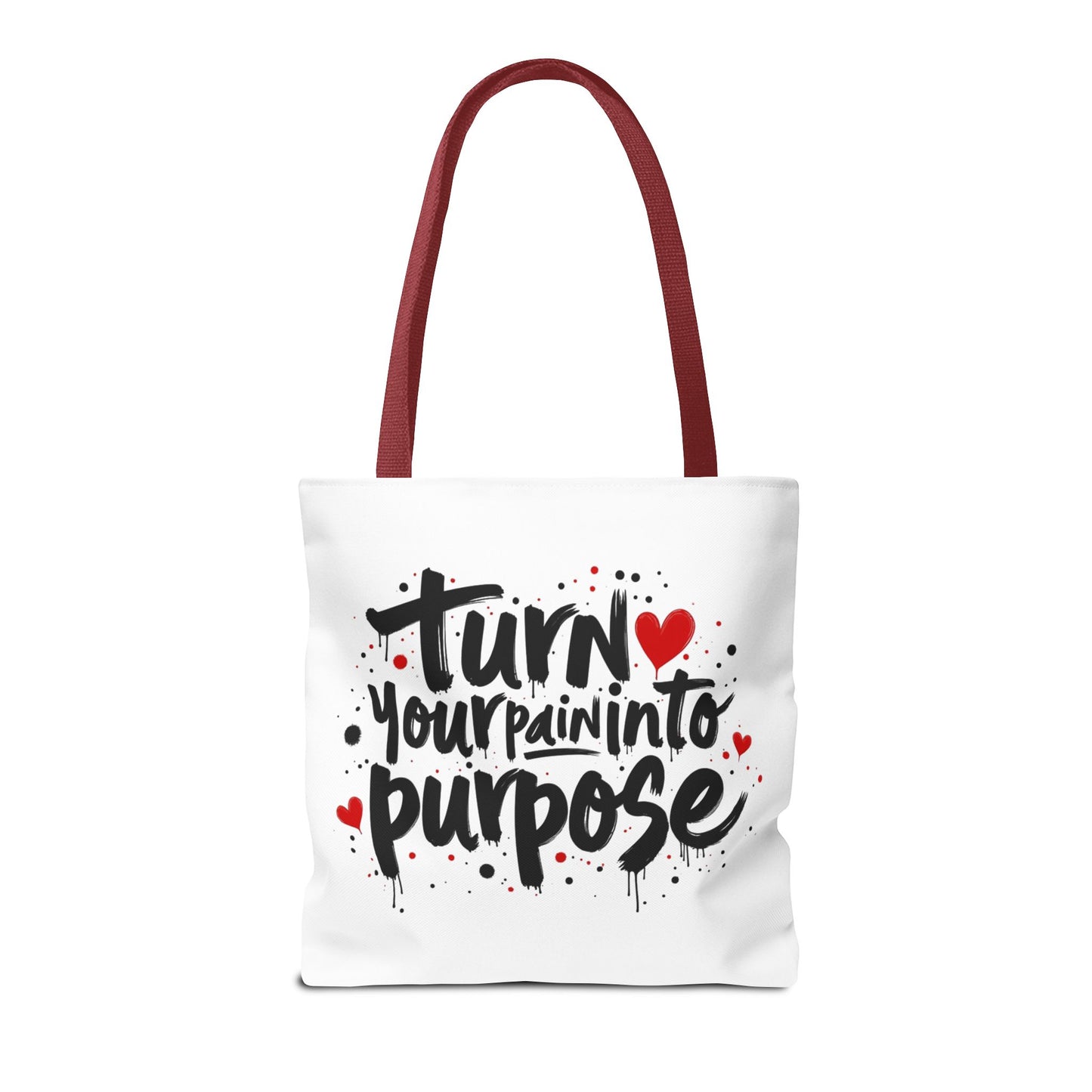 Enneagram 4 Inspirational Tote Bag, Turn Your Pain Into Purpose, Enneagram Type 4, Self Growth, Personality Types