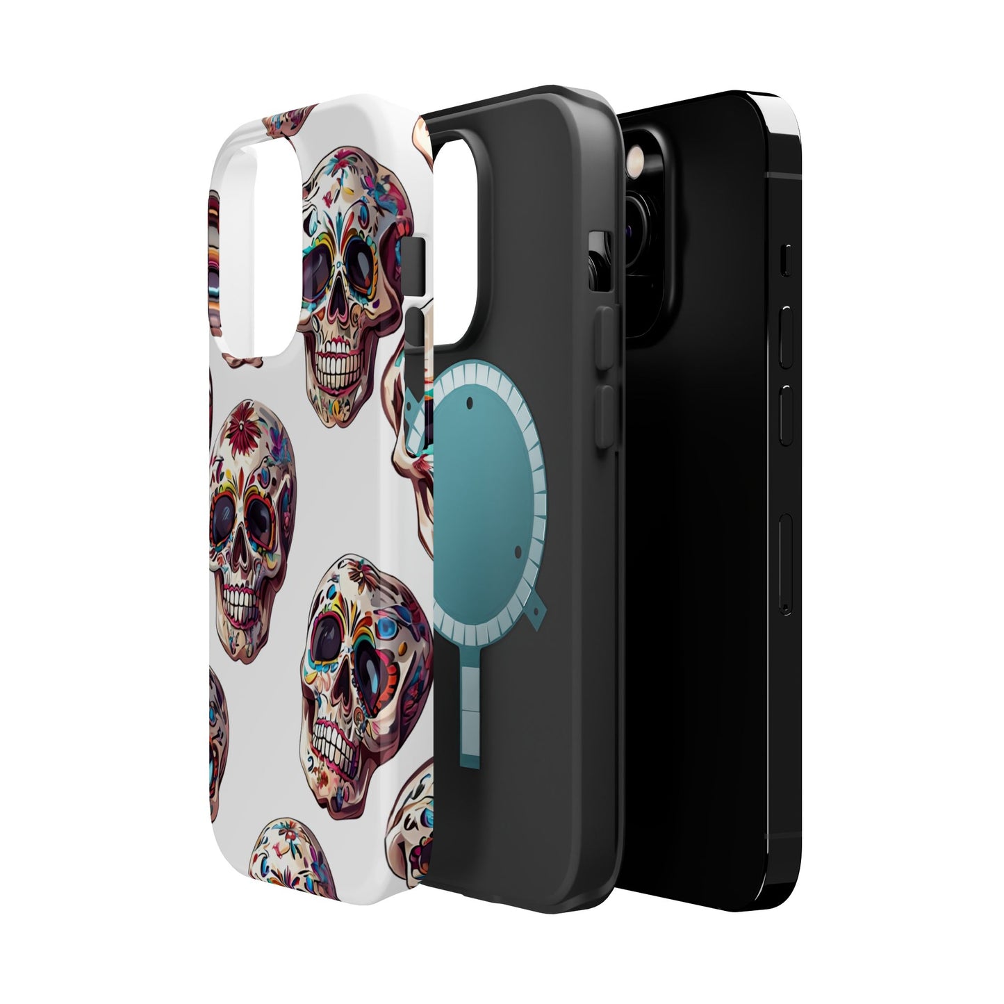 Sugar Skull Phone Case, Dia De Los Muertos, Day Of The Dead, Mexican Tradition, Sugar Skull Art, Wireless Charger
