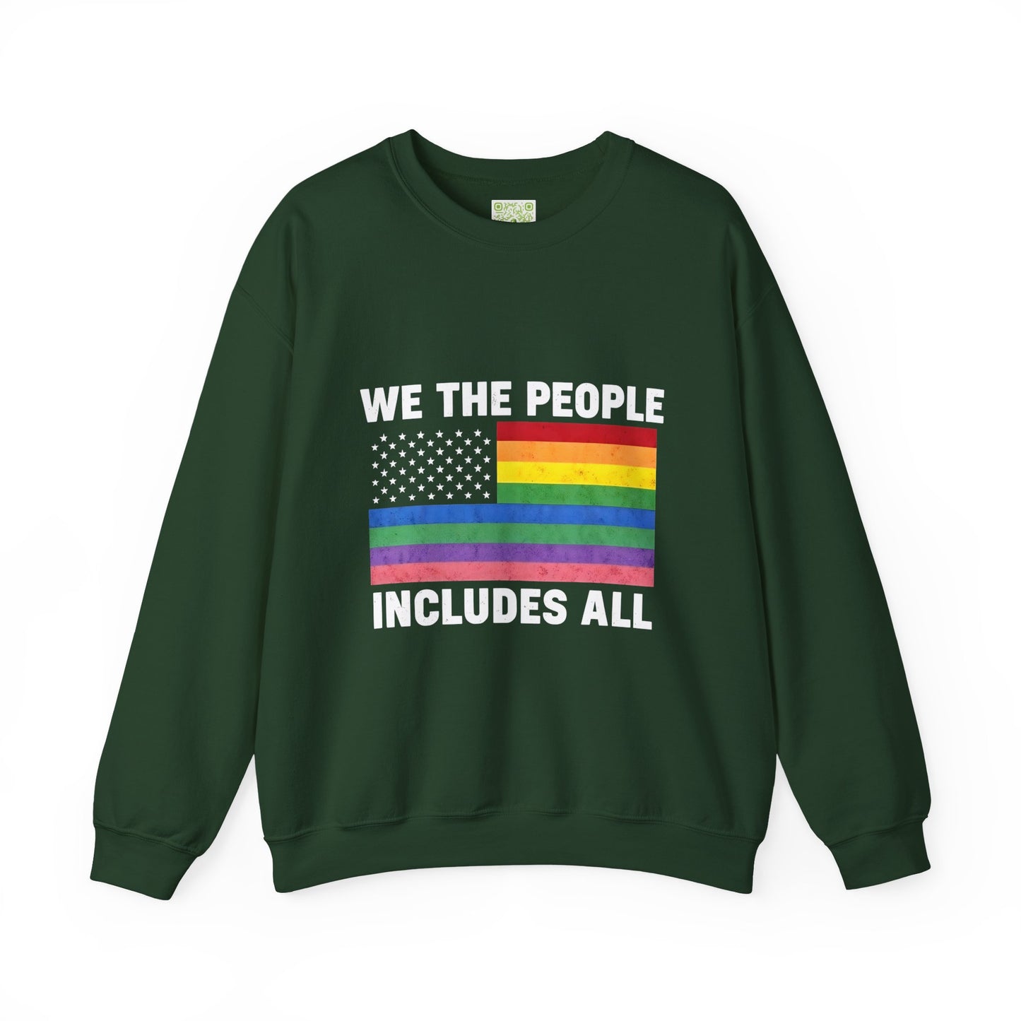 We the People Pride Includes All Crewneck, Inclusive Pride Sweatshirt, Pride 2025, Nonbinary Pride, Lesbian Shirt, LGBT Shirt, Pride Collection