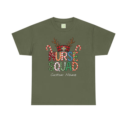 Personalized Nurse Squad Holiday Tee, Snowman Shirt, Christmas Womens, Future Nurse Gift, Nurse Gift, Gift For Nurse