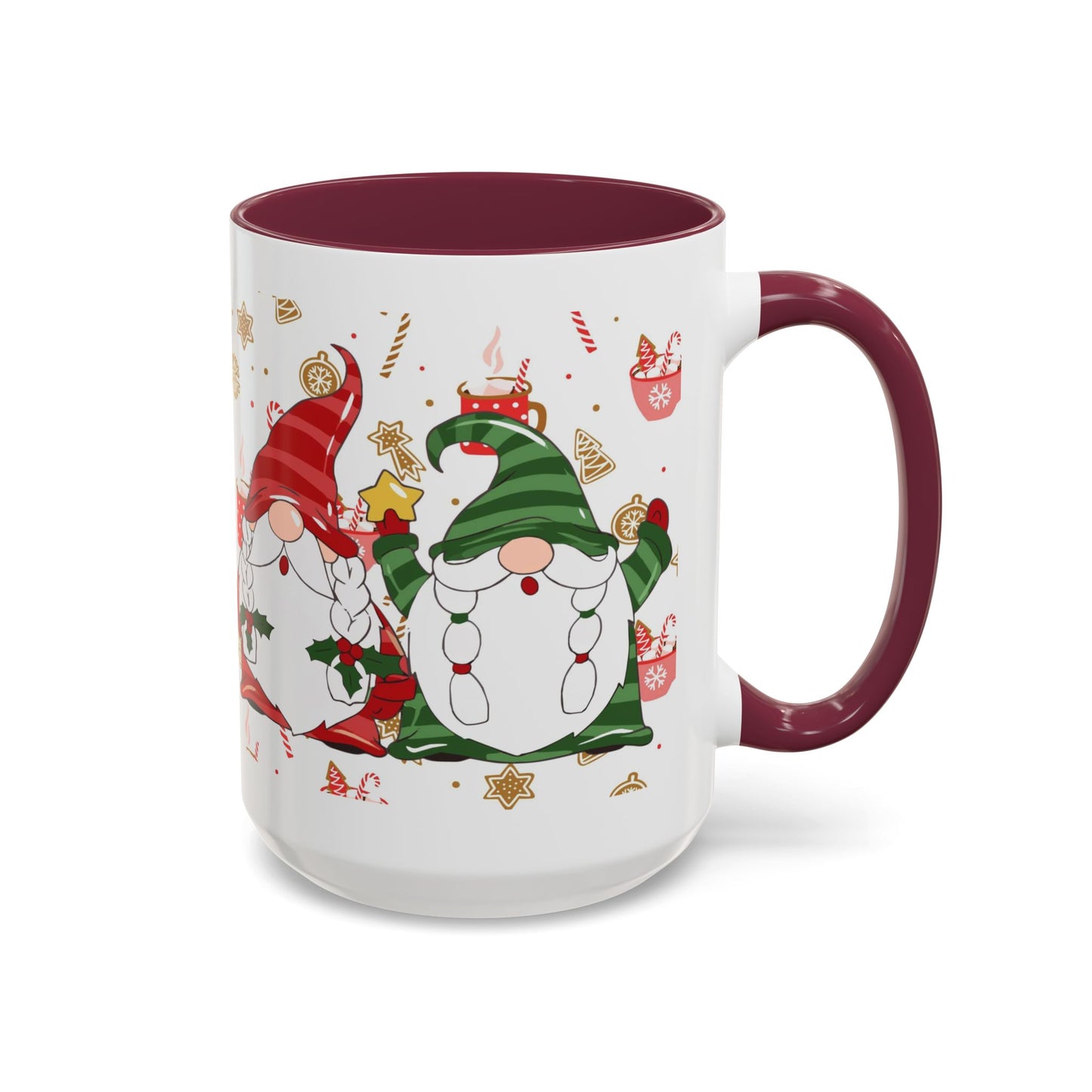 Joyous Gnome Christmas Mug Collection, Cute Holiday Coffee Cup, Festive Gnome Gift, Christmas Morning Hot Cocoa Mug, Holiday Drinkware for Family