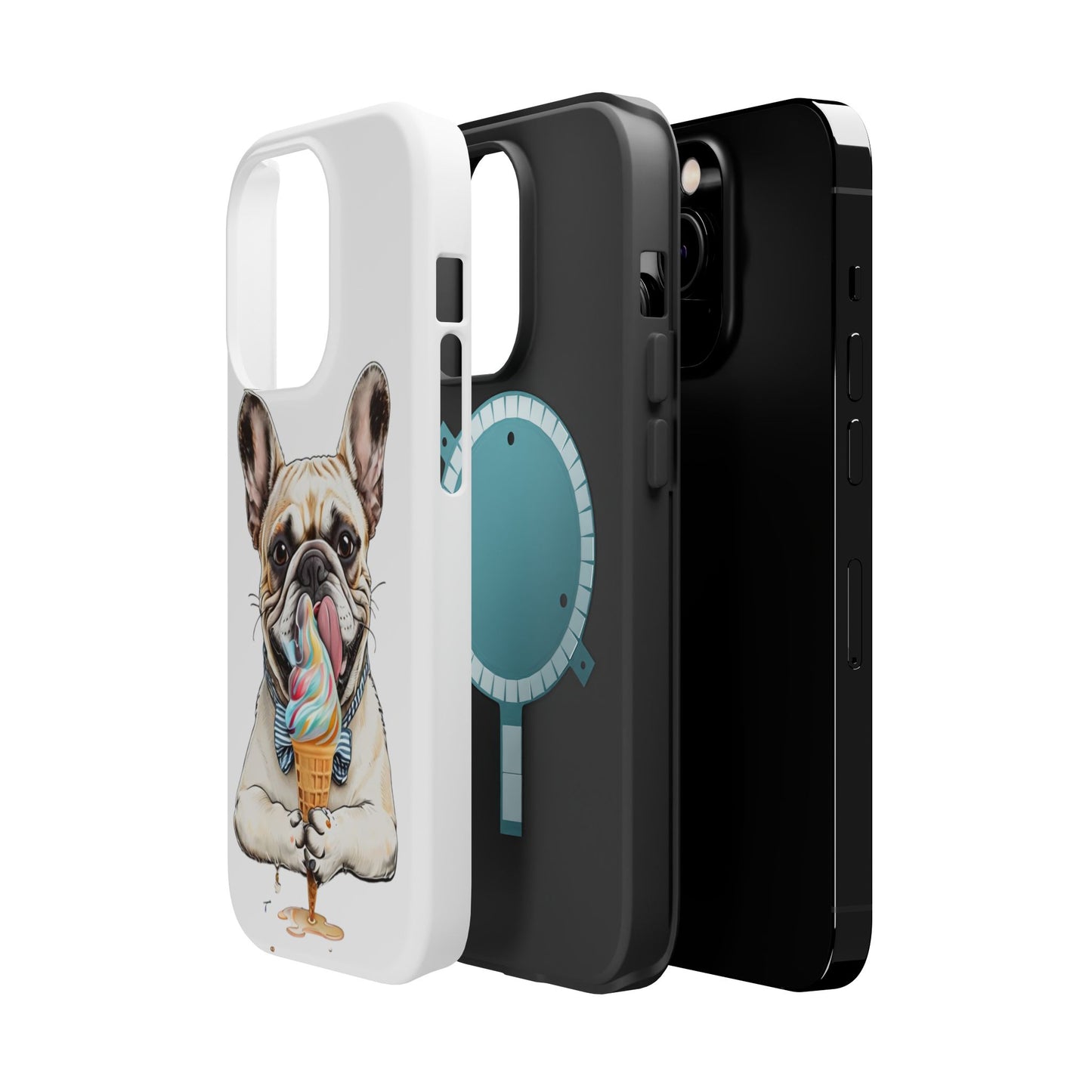 French Bulldog iPhone Case, Ice Cream Phone Case, Frenchie Mom Gift, Dog Phone Case, French Bulldog Lover Gift