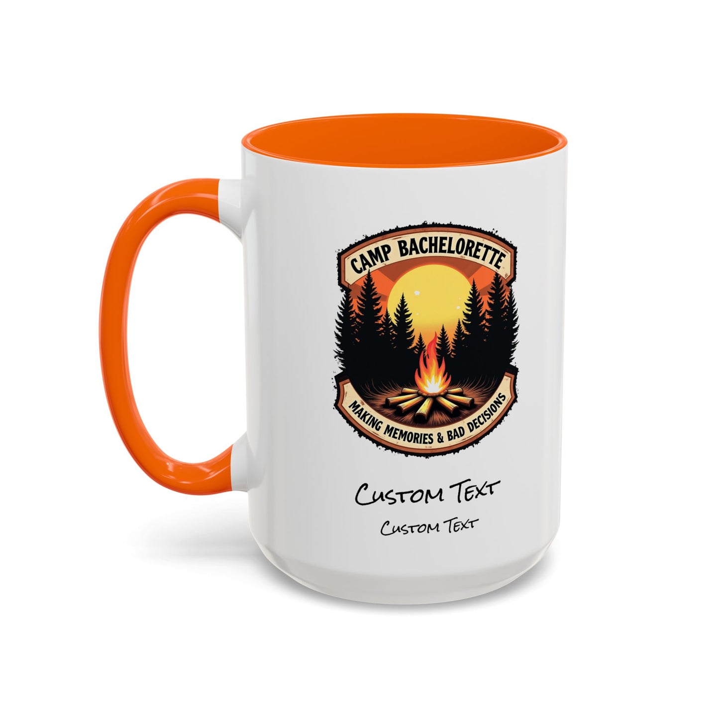 Personalized Camp Bachelorette Coffee Mug, Camp Bride Mug, Camp Bach Mug, Bride Tribe, Hen Party Favors, Custom Text