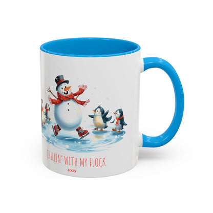 Christmas Snowman Mug – Cute Holiday Coffee Cup, Snowman Lover Gift, Hot Chocolate Mug, Christmas Cocoa Cup, Gift for Her 2025