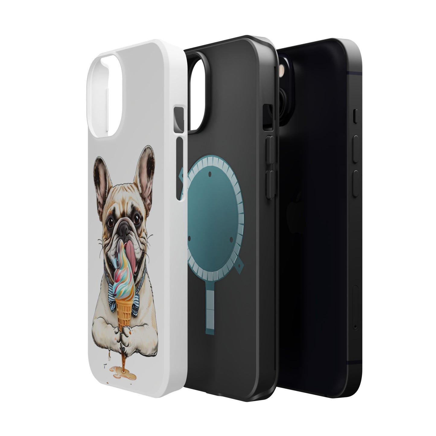 French Bulldog iPhone Case, Ice Cream Phone Case, Frenchie Mom Gift, Dog Phone Case, French Bulldog Lover Gift