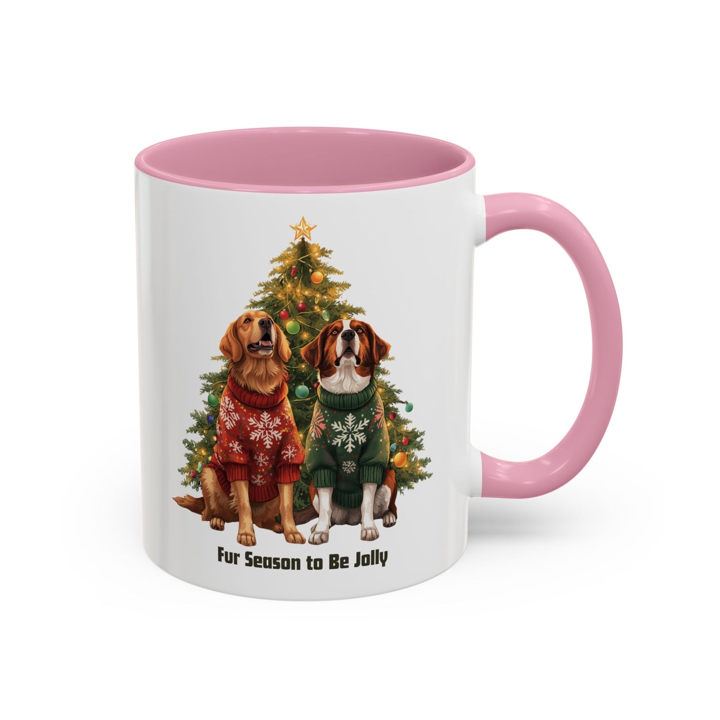 Festive Dog-Themed Mug for Pet Lovers, Dog Christmas Mug, Cute Christmas Dog Mug, Custom Dog Mom Mug, Merry Christmas