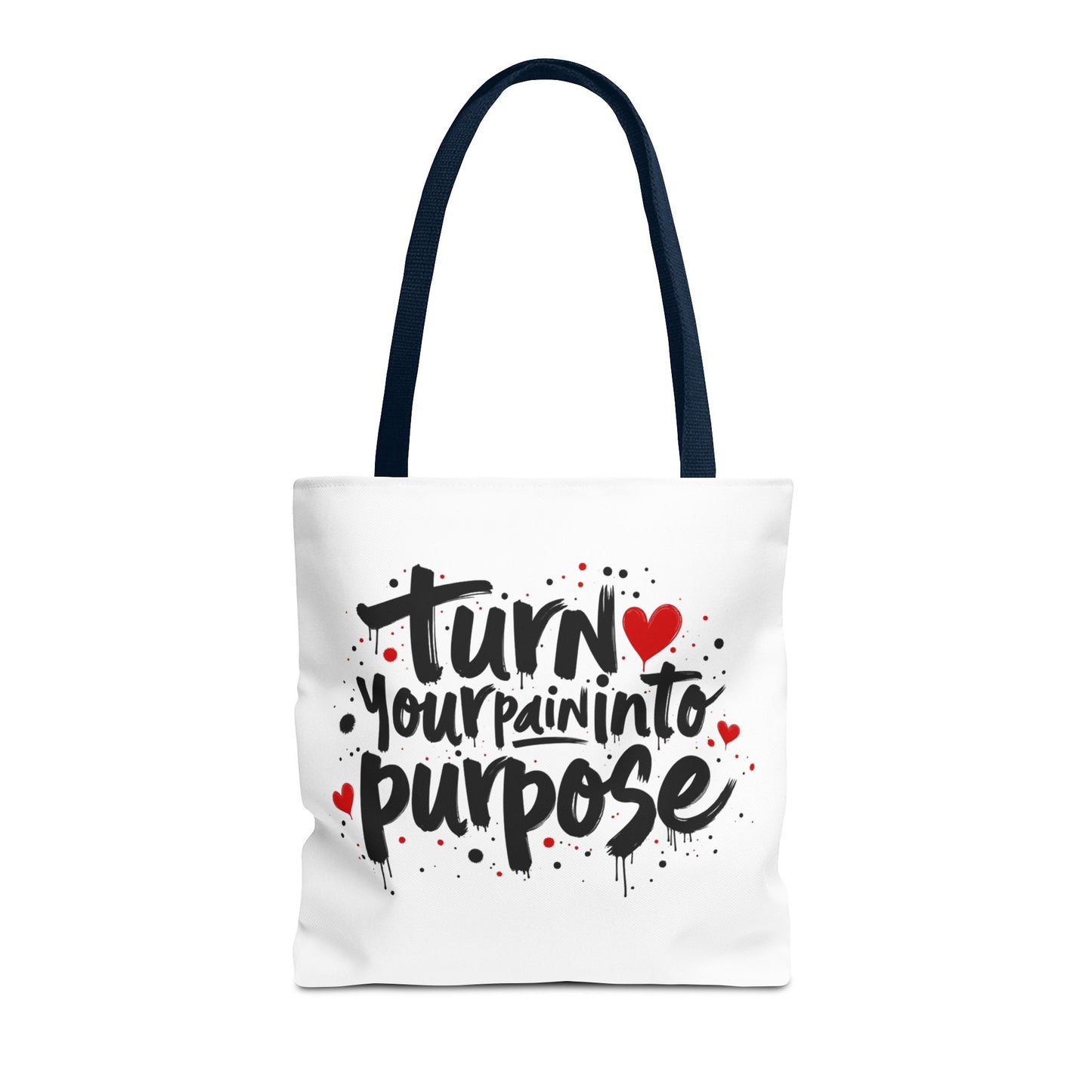 Enneagram 4 Inspirational Tote Bag, Turn Your Pain Into Purpose, Enneagram Type 4, Self Growth, Personality Types