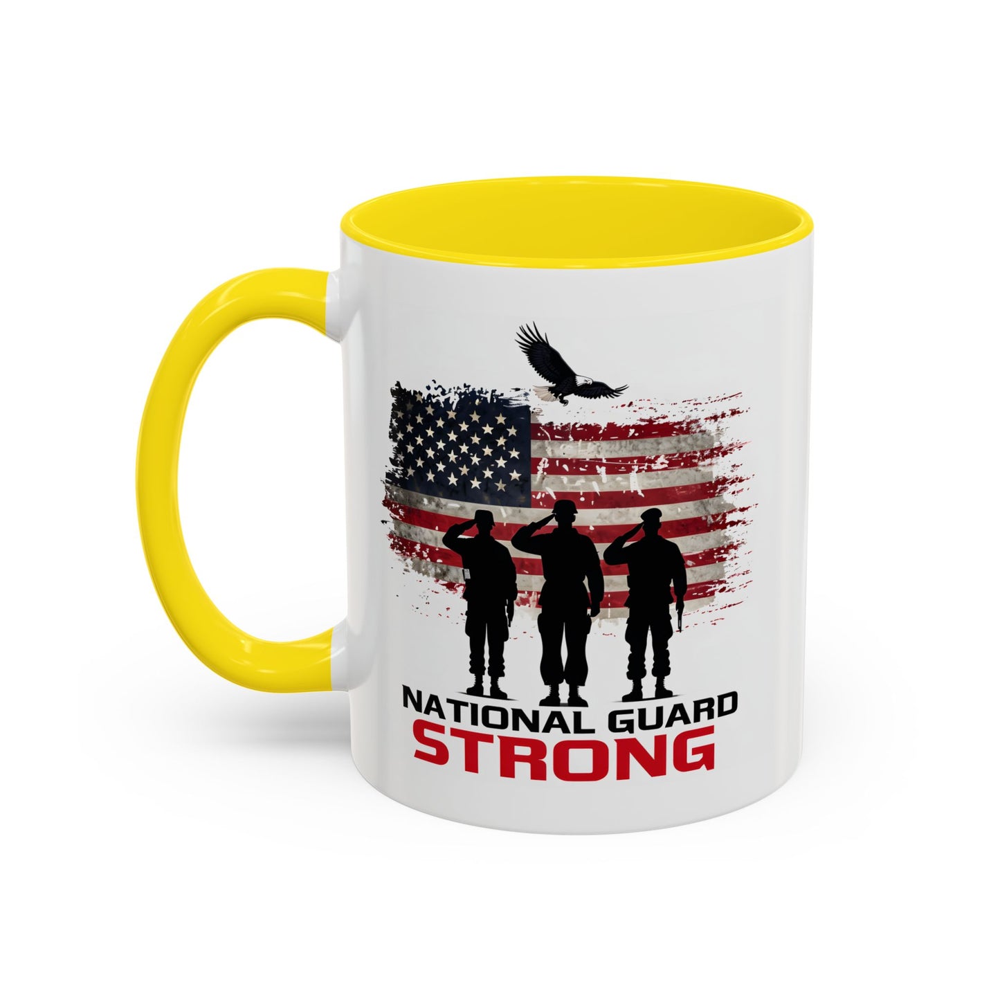 Patriotic National Guard Coffee Mug, Air National Guard, Army Wife Mug, Gift for Soldier, Army Veteran Gift, Army Dad Mug