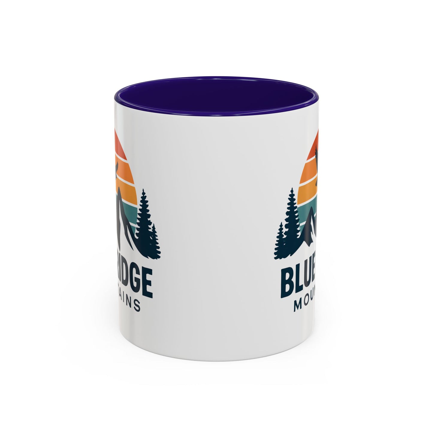 Blue Ridge Mountains, One Happy Camper, Accent Coffee Mug, Blueridge Mug, Blue Ridge Parkway, Camping Coffee Mug, Camping Gift