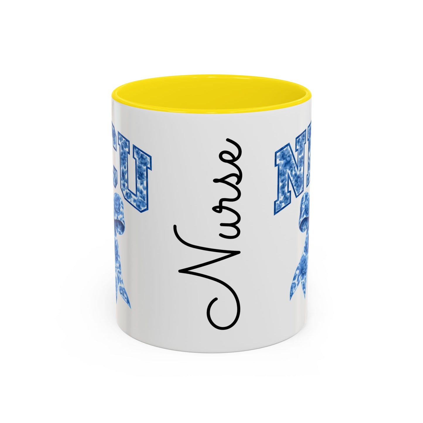 NICU Nurse Chinoiserie Accent Coffee Mug, Nurse Retirement Mug, NICU Nurse Mug, New Job Gift, Mug For NICU Nurse