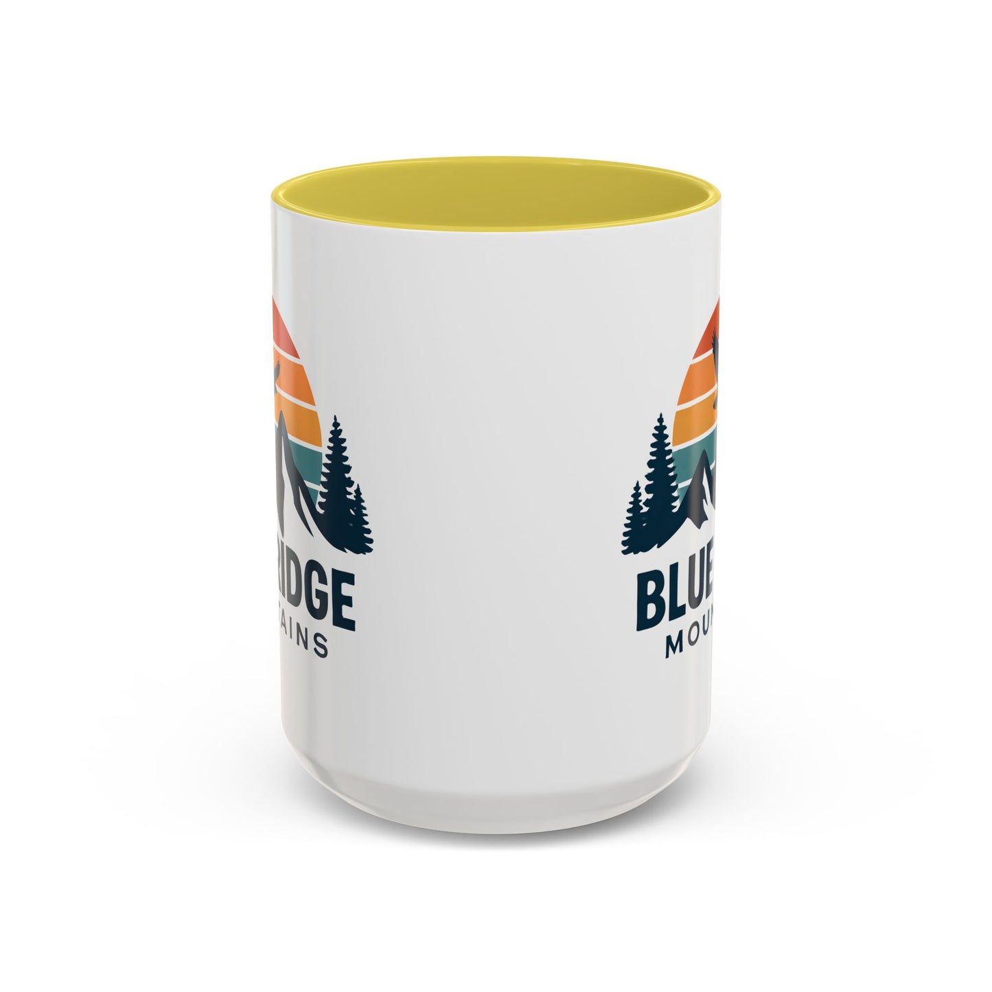 Blue Ridge Mountains, One Happy Camper, Accent Coffee Mug, Blueridge Mug, Blue Ridge Parkway, Camping Coffee Mug, Camping Gift