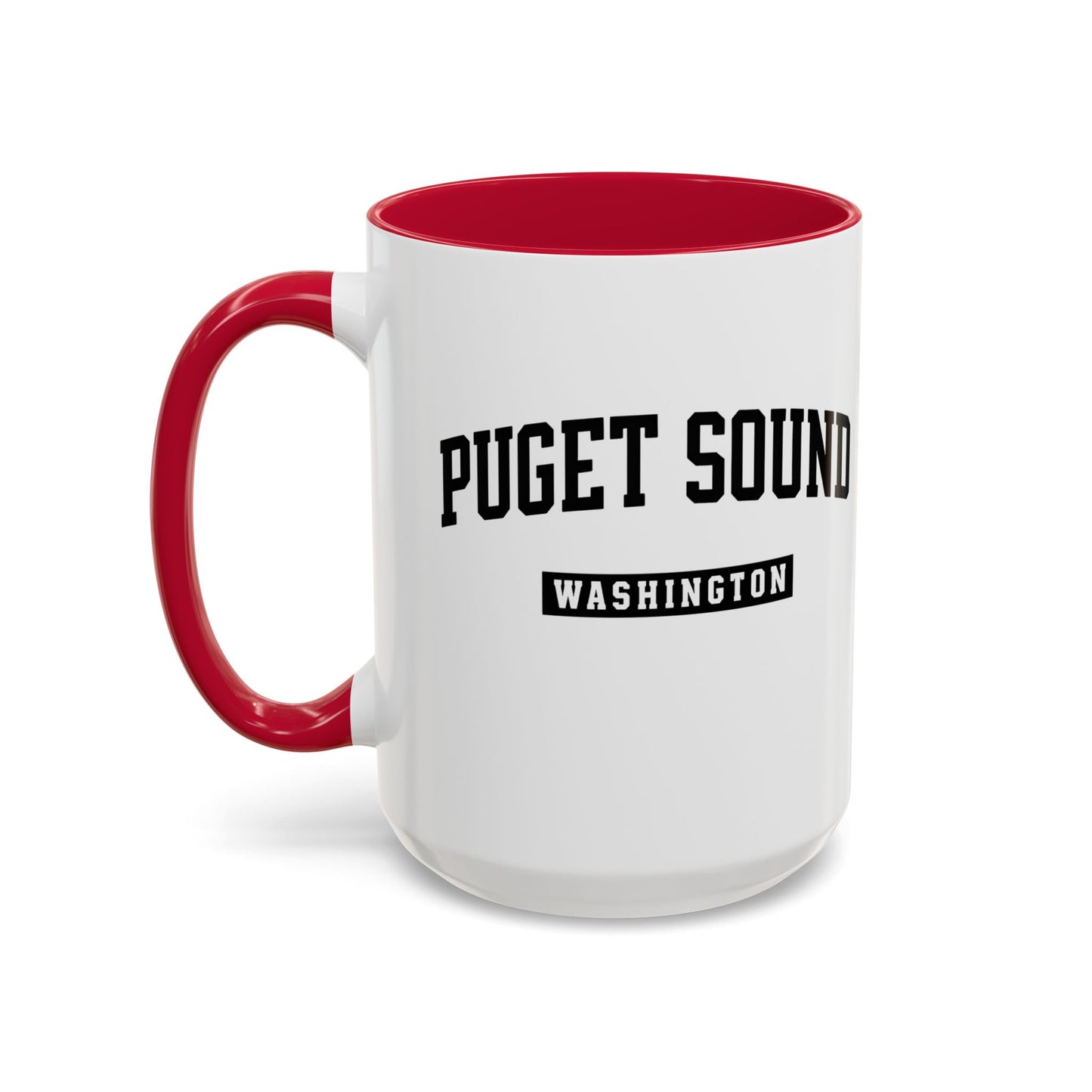 Seattle, Tacoma, Puget Sound Washington Accent Coffee Mug, Tacoma, Puget Sound Gift, Puget Sound WA, Washington Souvenir, Puget Sound Mug