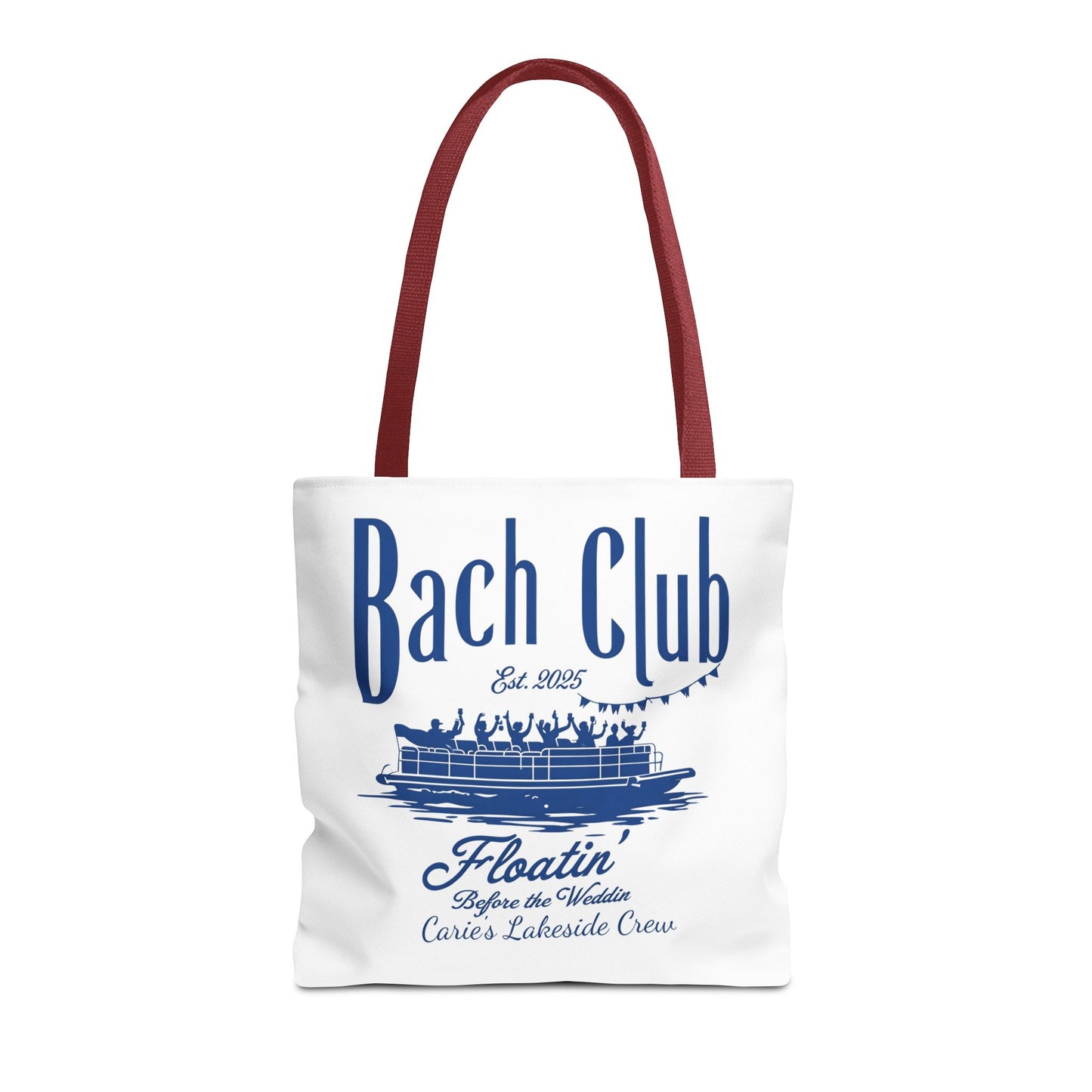 Personalized Lake Bach Club Tote Bag, Bride Tote Bag, Bridesmaid Tote Bags, Hen Party Favors, Girls Trip Gifts