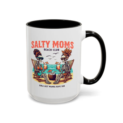 Bonus Mom Gift, Salty Moms Beach Club Mug, Salty Mug, Summer Mom Mug, Hot Mom Summer, Beach Club Mug, Stay Salty Mug, Beach Days