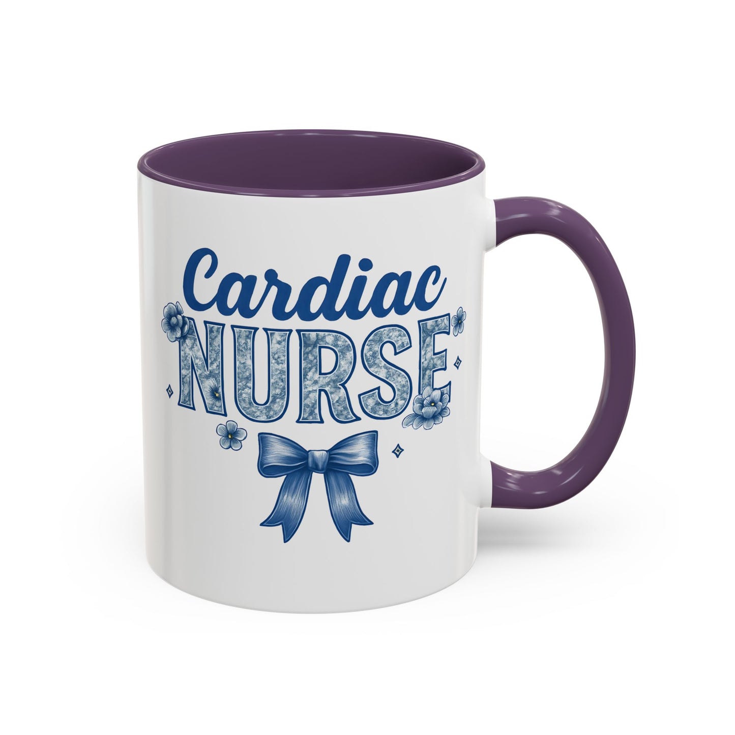 Chinoiserie Nurse Mug, Cardiac Nurse Mug, Cardiac ICU Mug, CVICU Nurse Mug, Cardiology Nurse Gift, Nurse Team Mug