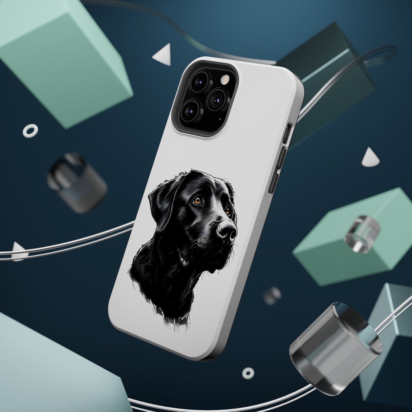 Dog Lover Tough Case, Durable Phone Cover, Pet Portrait Case, Unique Gift for Dog Owners, Custom Pet Accessories