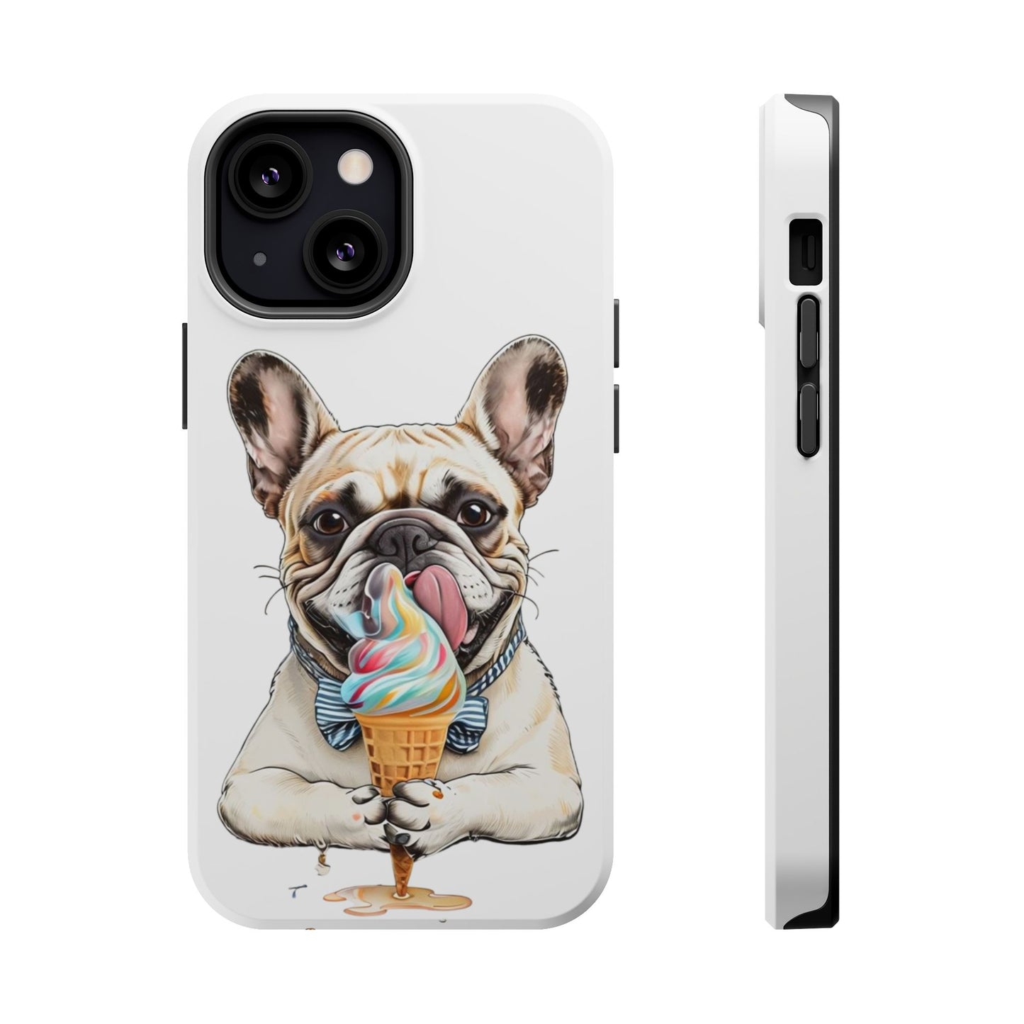 French Bulldog iPhone Case, Ice Cream Phone Case, Frenchie Mom Gift, Dog Phone Case, French Bulldog Lover Gift