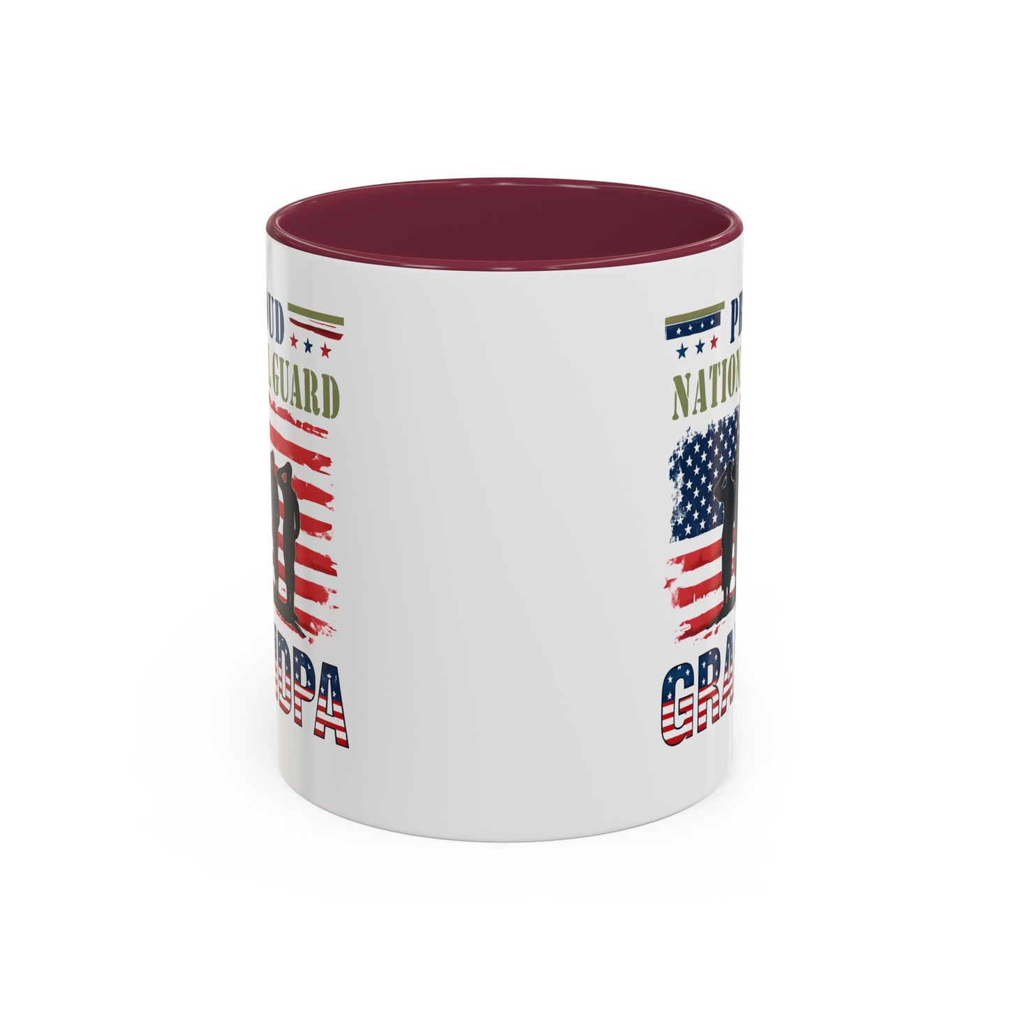 National Guard, Proud Grandpa Coffee Mug, Veteran Appreciation, Gift for Heroes, Military Family Gift