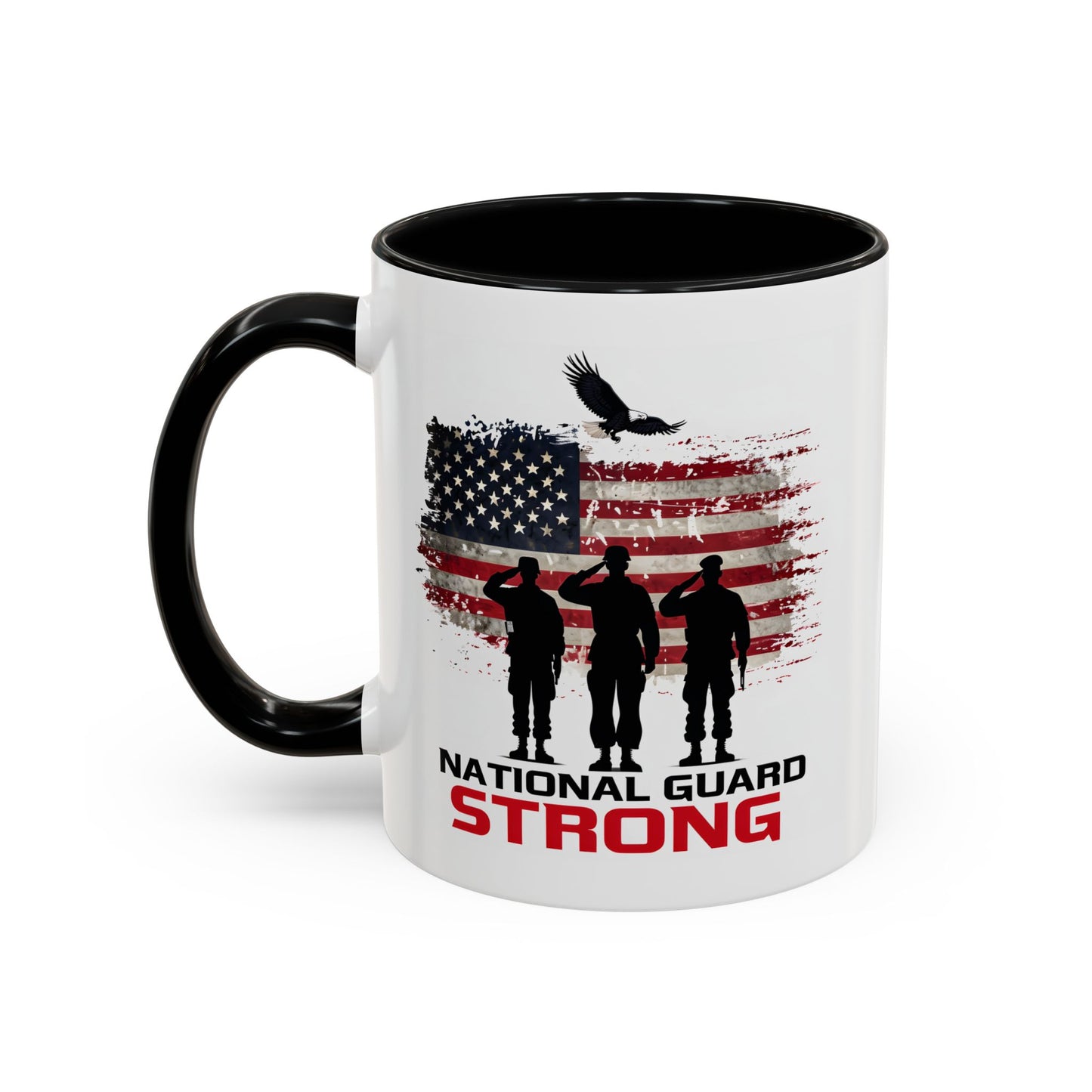 Patriotic National Guard Coffee Mug, Air National Guard, Army Wife Mug, Gift for Soldier, Army Veteran Gift, Army Dad Mug