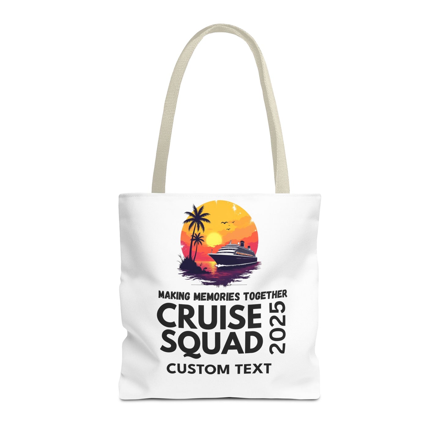 Personalized Cruise Squad Tote Bag, Family Cruise 2025, Matching Tote Bag, Vacation Tote, Family Vacation 2025, Cruise Bag
