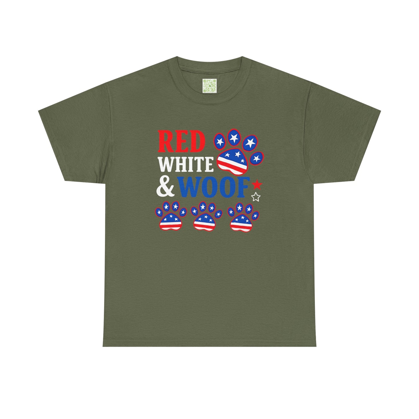Patriotic Dog Lover Tee, USA Dogs Shirt, Red White & Woof, Fourth of July Shirt, American Shirt, Dog Lovers Gift