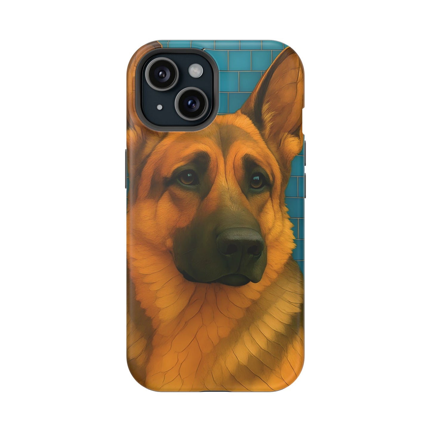 German Shepherd Mosaic Phone Case, German Shepherd Mom Gift, Dog Phone Case, Pet Gift, Dog Lover Present, iPhone Dog Case