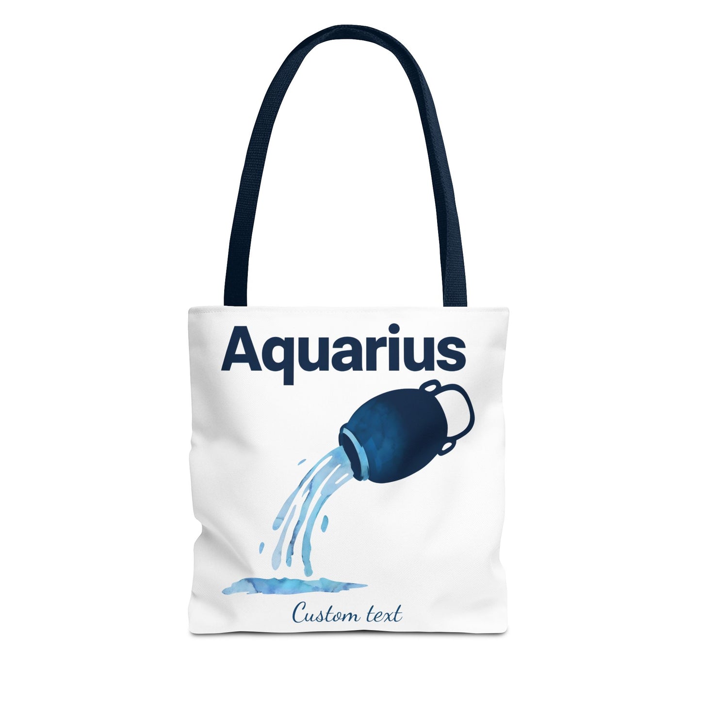 Aquarius Zodiac Personalized Tote Bag, Astrology Lover, Trendy Tote Bag, Aquarius Birthday Gift, Weekender Bag