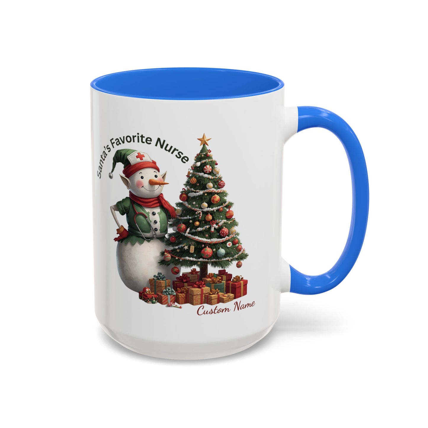 Nurse Christmas Mug, Future Nurse Gift, Nurse Practitioner, Snowman Mug, Nursing Graduation, Christmas Gifts